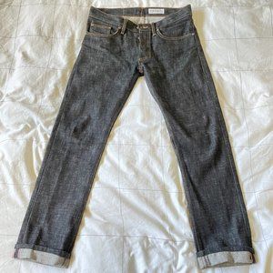 Gustin Jeans #21 Black2 Japanse Black Selvedge Size 32 Skinny